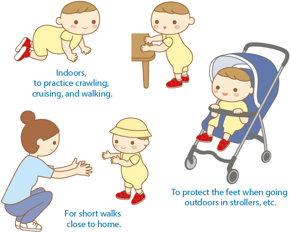 When to Use MIKI HOUSE Pre-Walking Shoes
