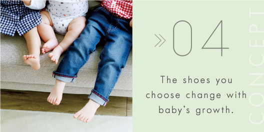 The shoes you choose change with baby’s growth.
