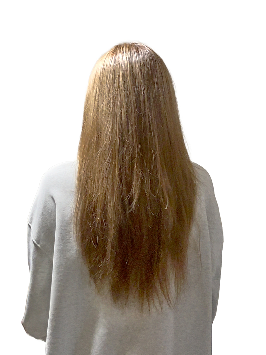 ブリーチしているヘアの変化