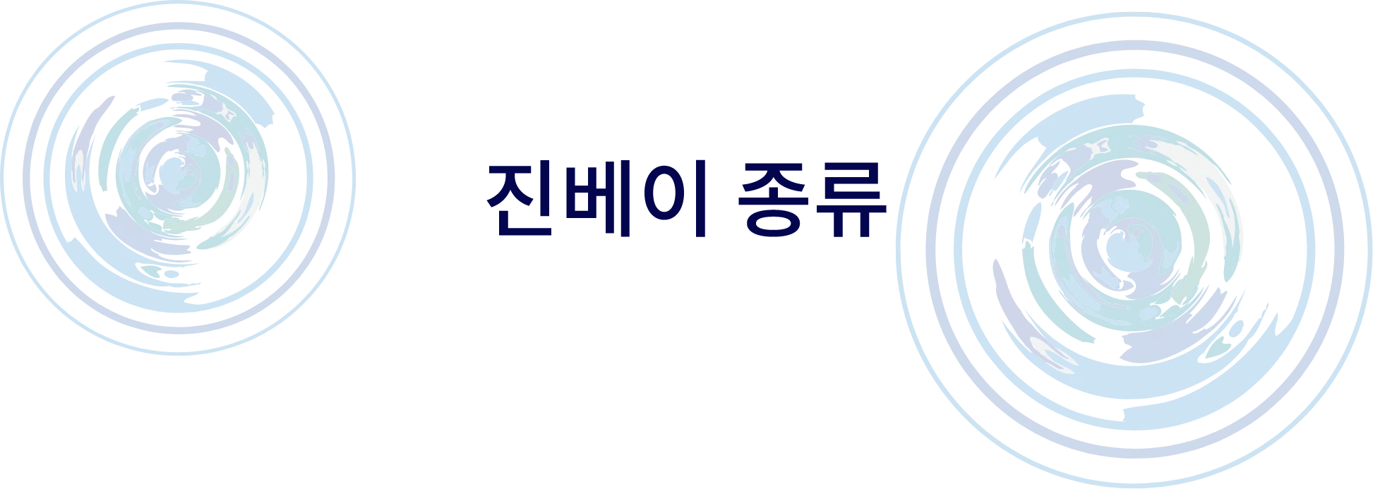 진베이 종류