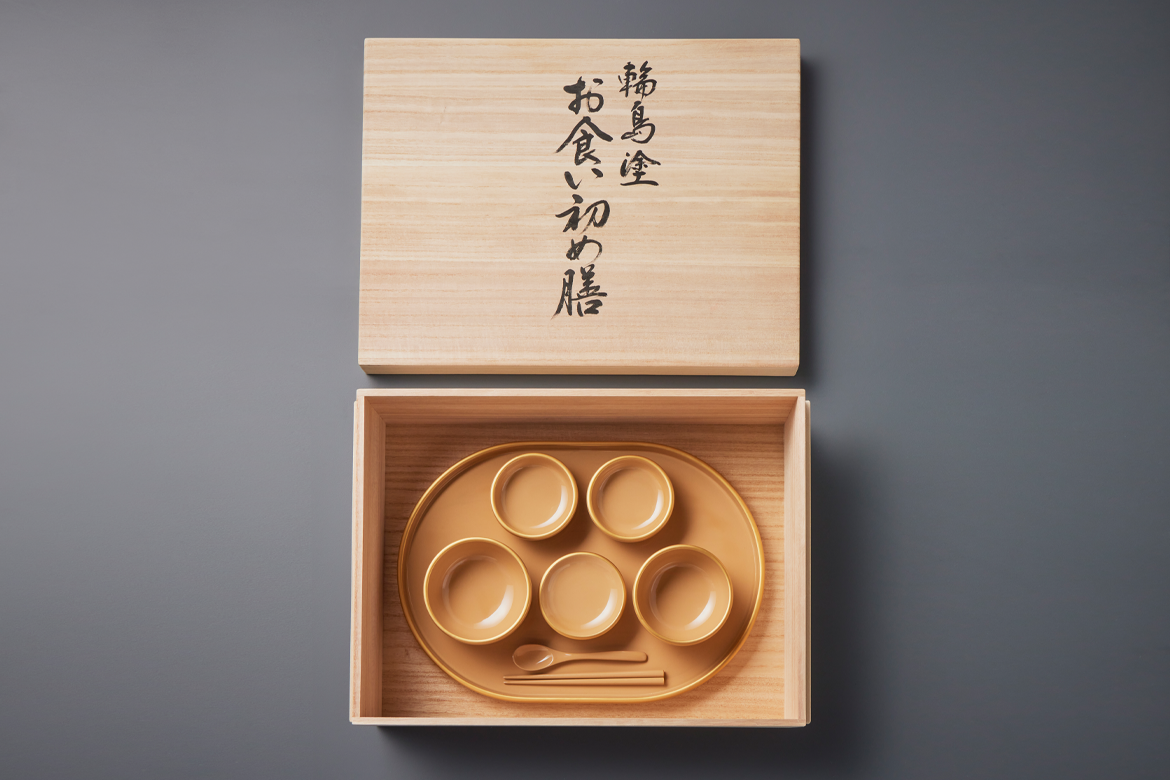 MIKI HOUSE x Wajima-Nuri Okuizome Meal Set