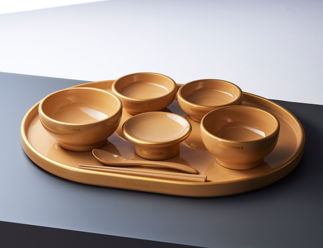MIKI HOUSE x Wajima-Nuri Okuizome Meal Set