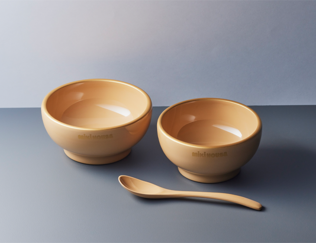 MIKI HOUSE x Wajima-Nuri Feeding Set