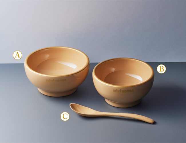 MIKI HOUSE x Wajima-Nuri Feeding Set